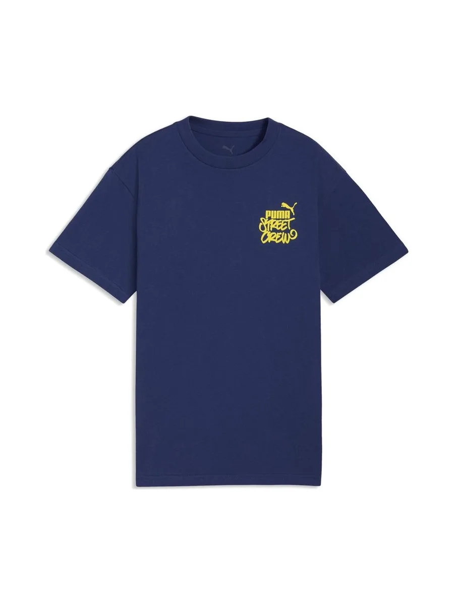 T-Shirt Marine Garçon Puma Relaxed 2