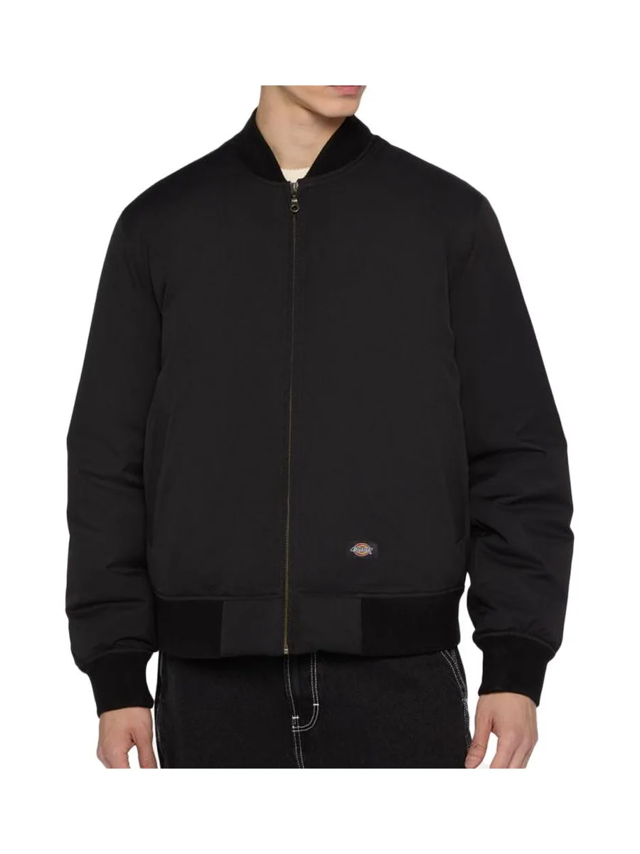 Bomber Noir Homme Dickies Plains 2
