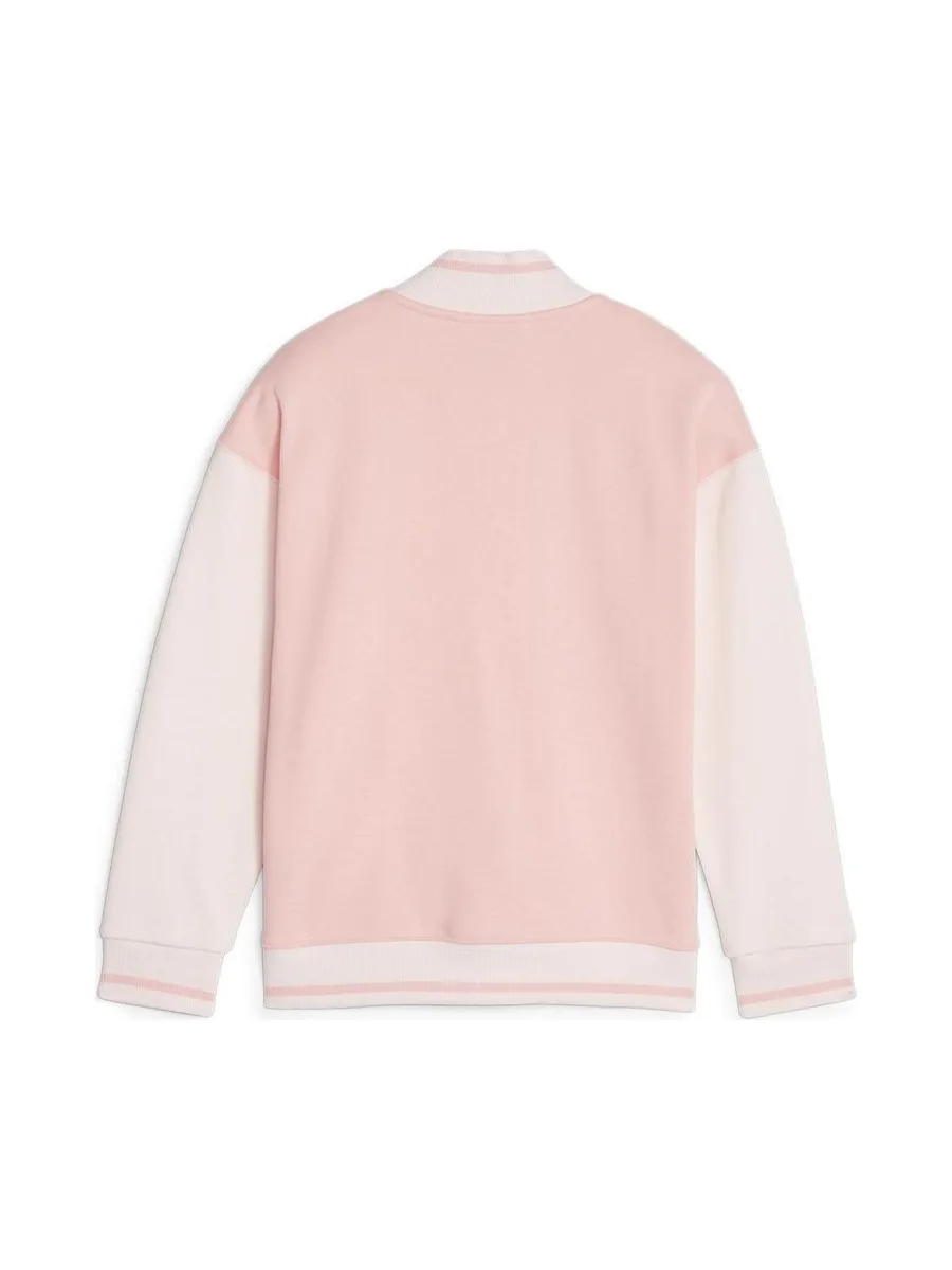 Veste Rose Fille Puma Sweater 3