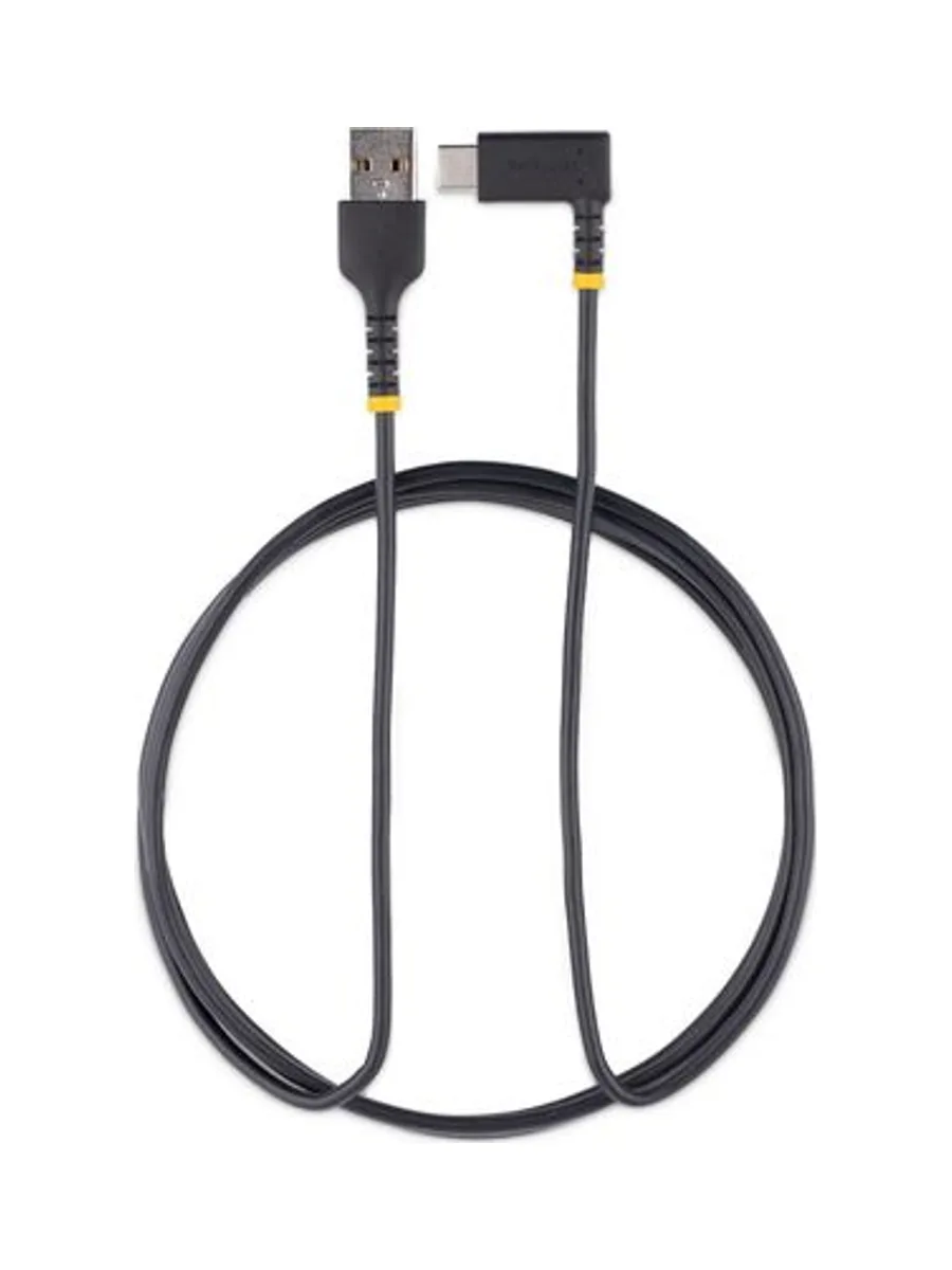 6ft USB A to C Charging Cable Angled 7