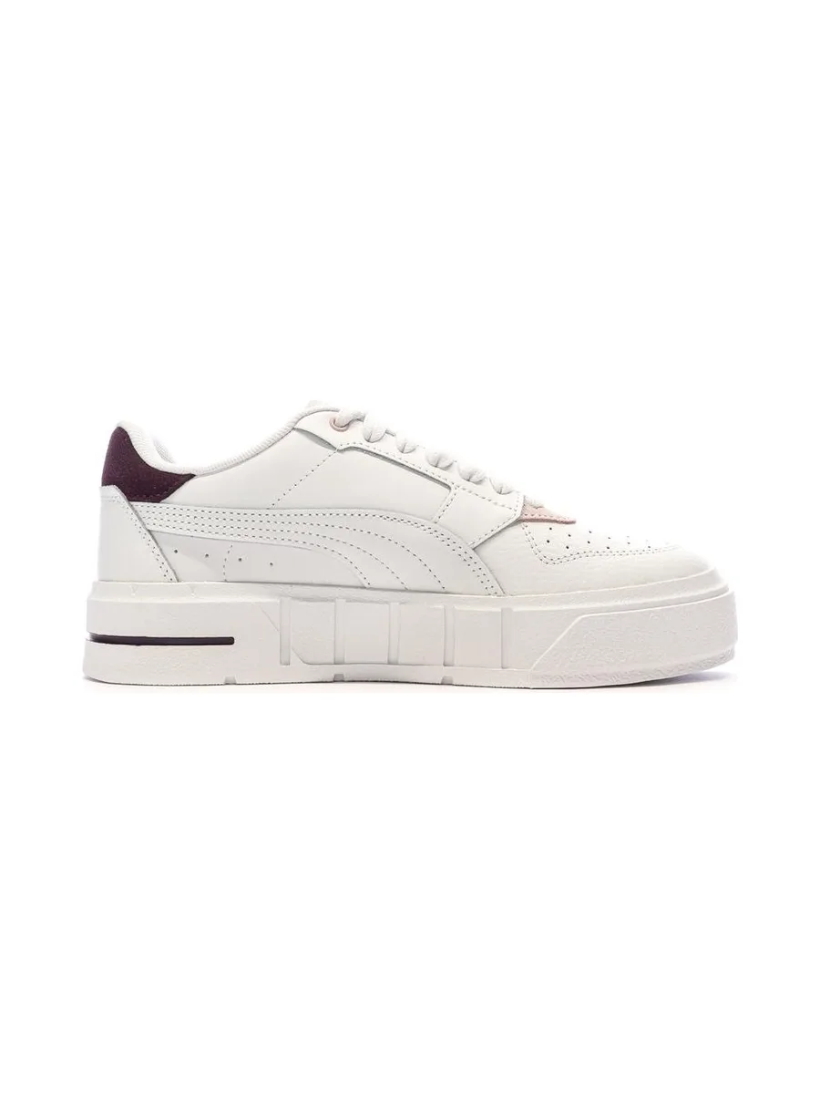 Baskets Blanches Fille/Femme Puma Cali Court Match 3