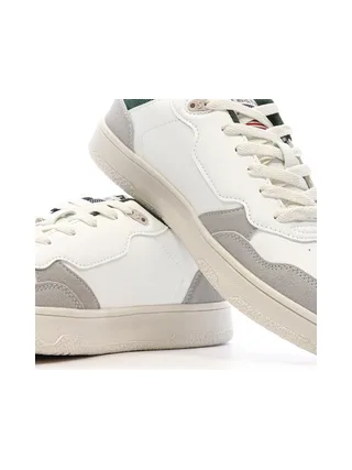 Baskets Blanches/Grises/Vertes Homme Schott Darcy 7