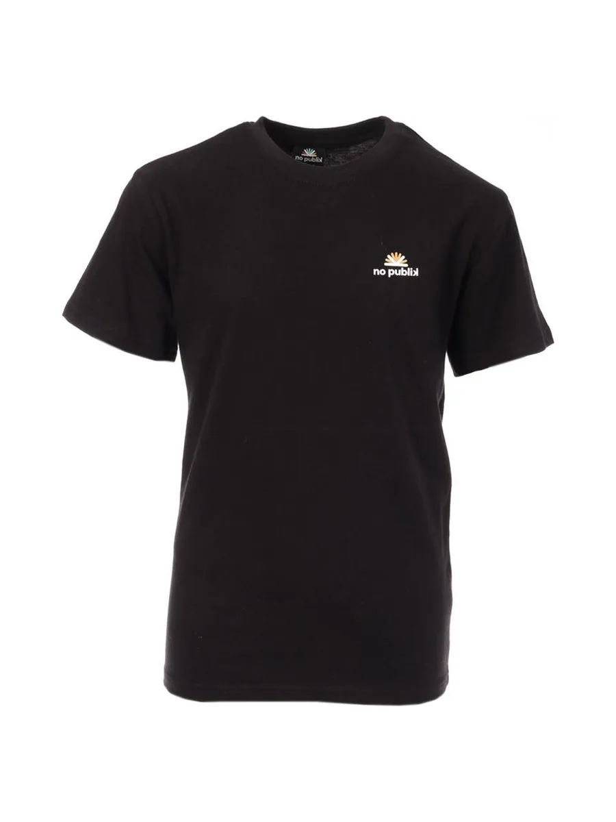 T-Shirt Noir Garçon No Publik Little 3