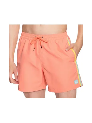 Short de bain Orange Homme Quiksilver Beach Please 16 1