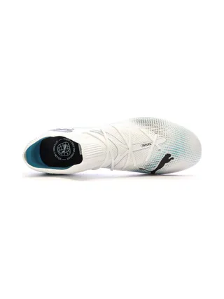 Chaussures Football Blanc/Bleu Homme Puma Future 7 Match 4