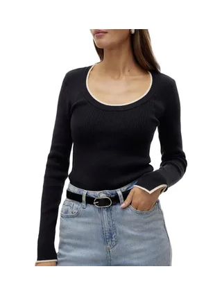 Pull Noir Femme Vero Moda Joan 1