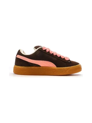 Baskets Marron/Rose Femme Puma Suede XL 2