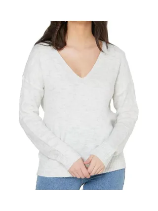 Pull Gris clair femme Jacqueline de Yong Elanora 1