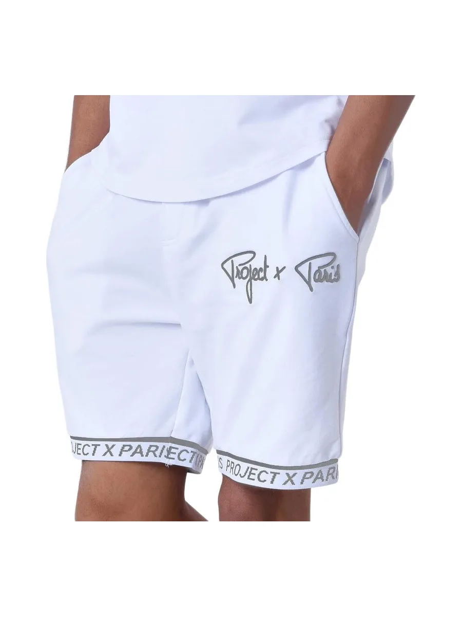 Short Blanc/Gris Homme Project X Paris WW 1