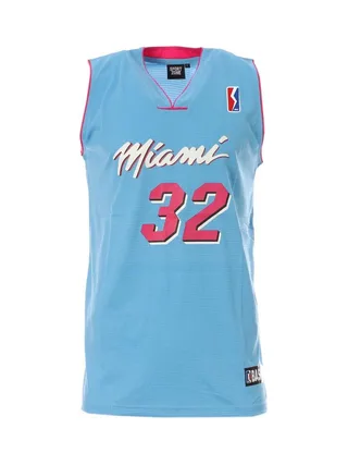 Miami Maillot de basketball Bleu/Rose/Blanc Homme Sport Zone 1