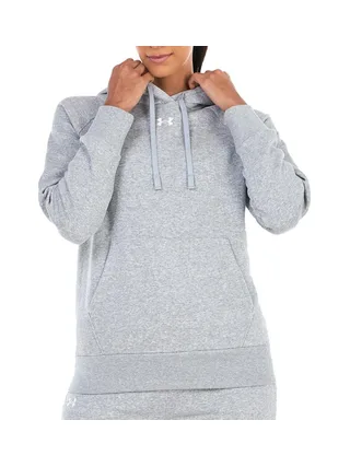 Sweat à Capuche Gris Femme Under Armour Rival Fleece 1379500 1