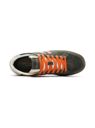 Baskets Kaki/Orange Homme Teddy Smith 120310 4