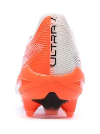 Chaussures de football Blanches/Oranges Homme Puma Ultra 5 Ultimate 3