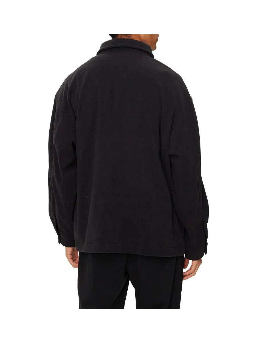 Veste Noire Homme Adidas Polar Shirt 3