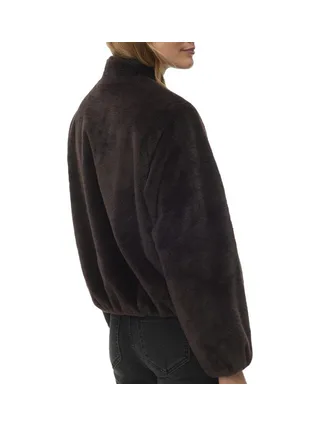 Veste Fausse Fourrure Marron Femme Vero Moda Jaliga 2