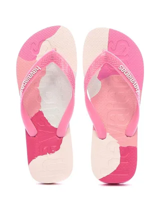 Tongs Rose/Fushia Femme Havaianas Logomania 3