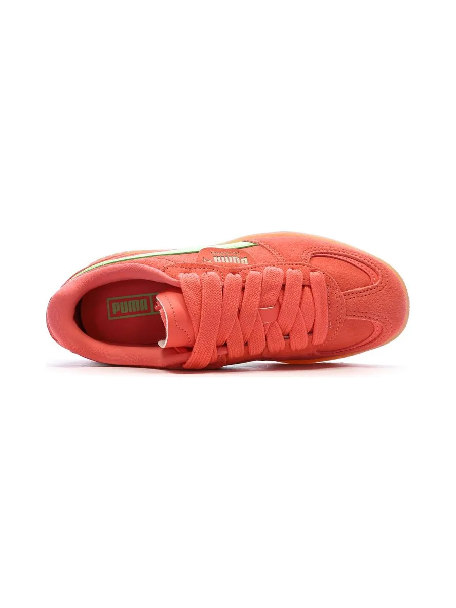 Baskets Oranges/Vertes Femme Puma Palermo Moda Xtra 4