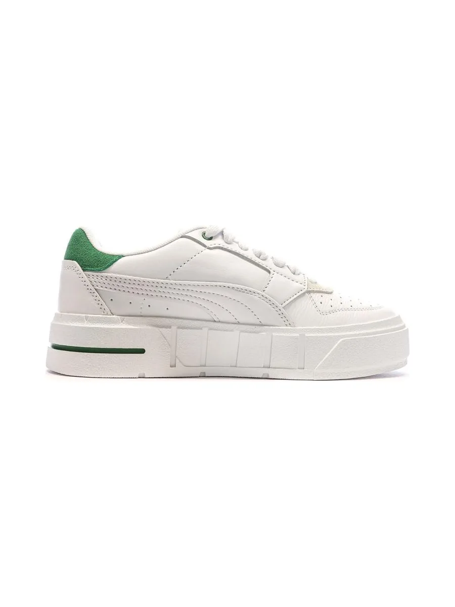 Baskets Blanches/Vertes Femme Puma Cali Court 3