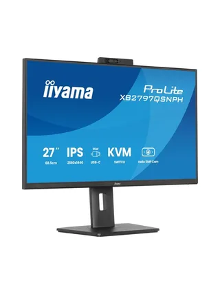iiyama ProLite XB2797QSNPH-B1 27IN IPS LCD 4MS 2560X1440 350CD/M2 HDMI/DP/USB 2 computer monitor 5