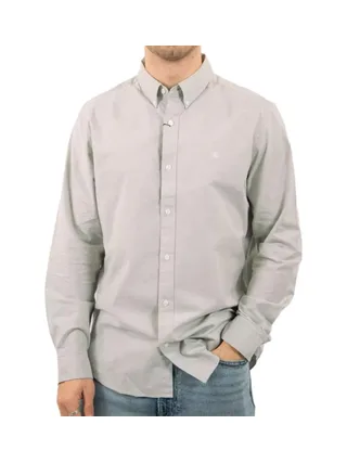 Chemise Beige Grisé Homme Calvin Klein Jeans Oxfords 1