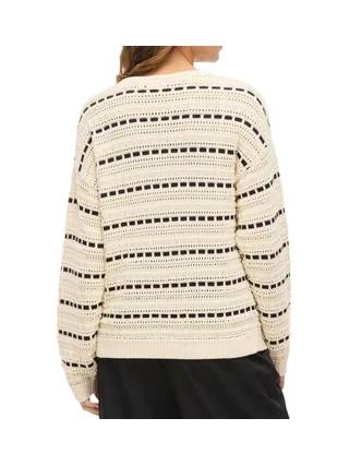 Pull Beige/Noir Femme Vila Marian 2