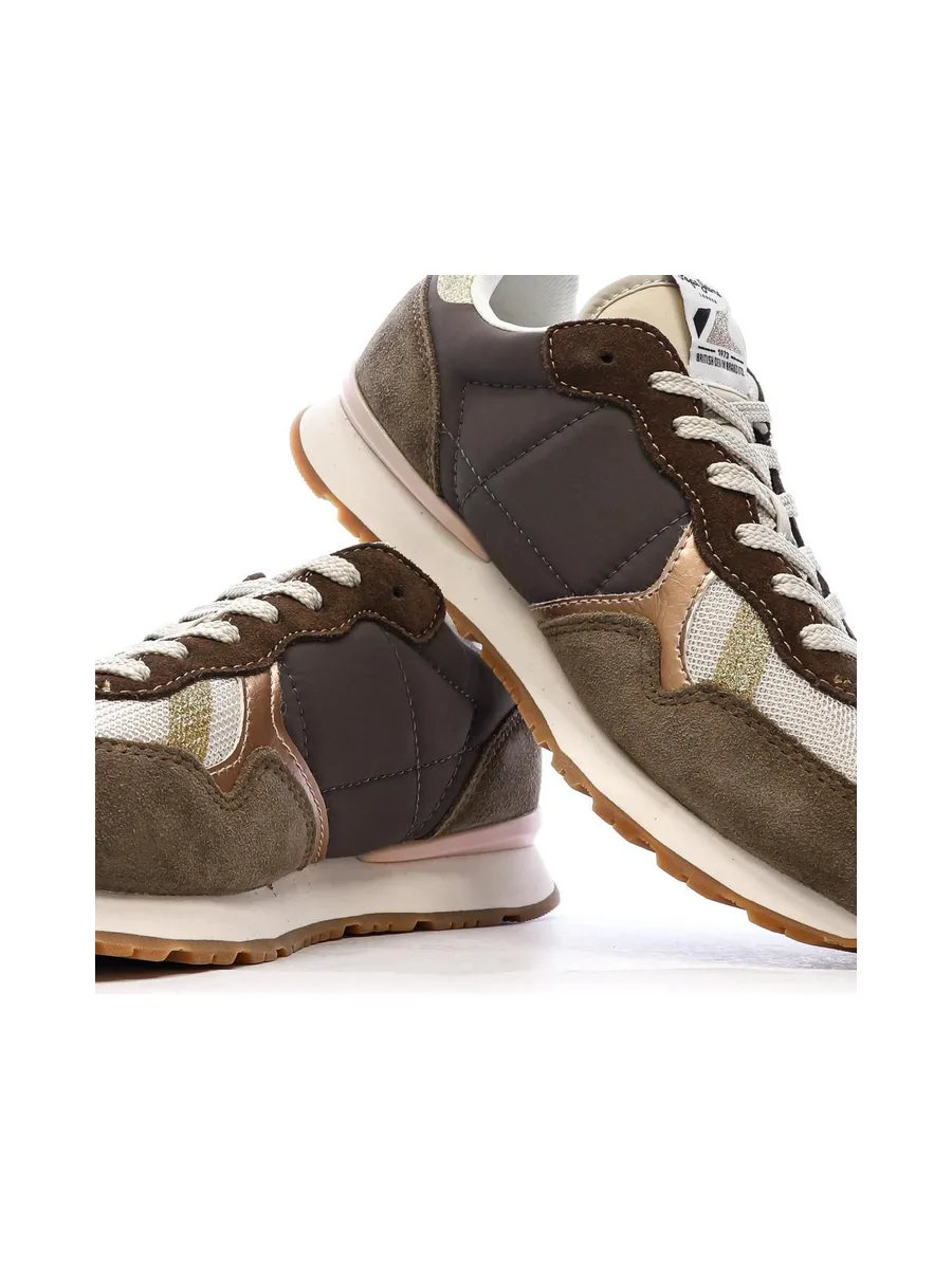 Baskets Marrons Femme Pepe jeans Brit Mixt 8