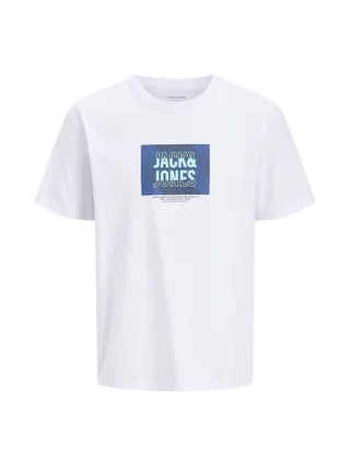 T-Shirt Blanc Homme Jack & Jones Hudson 1