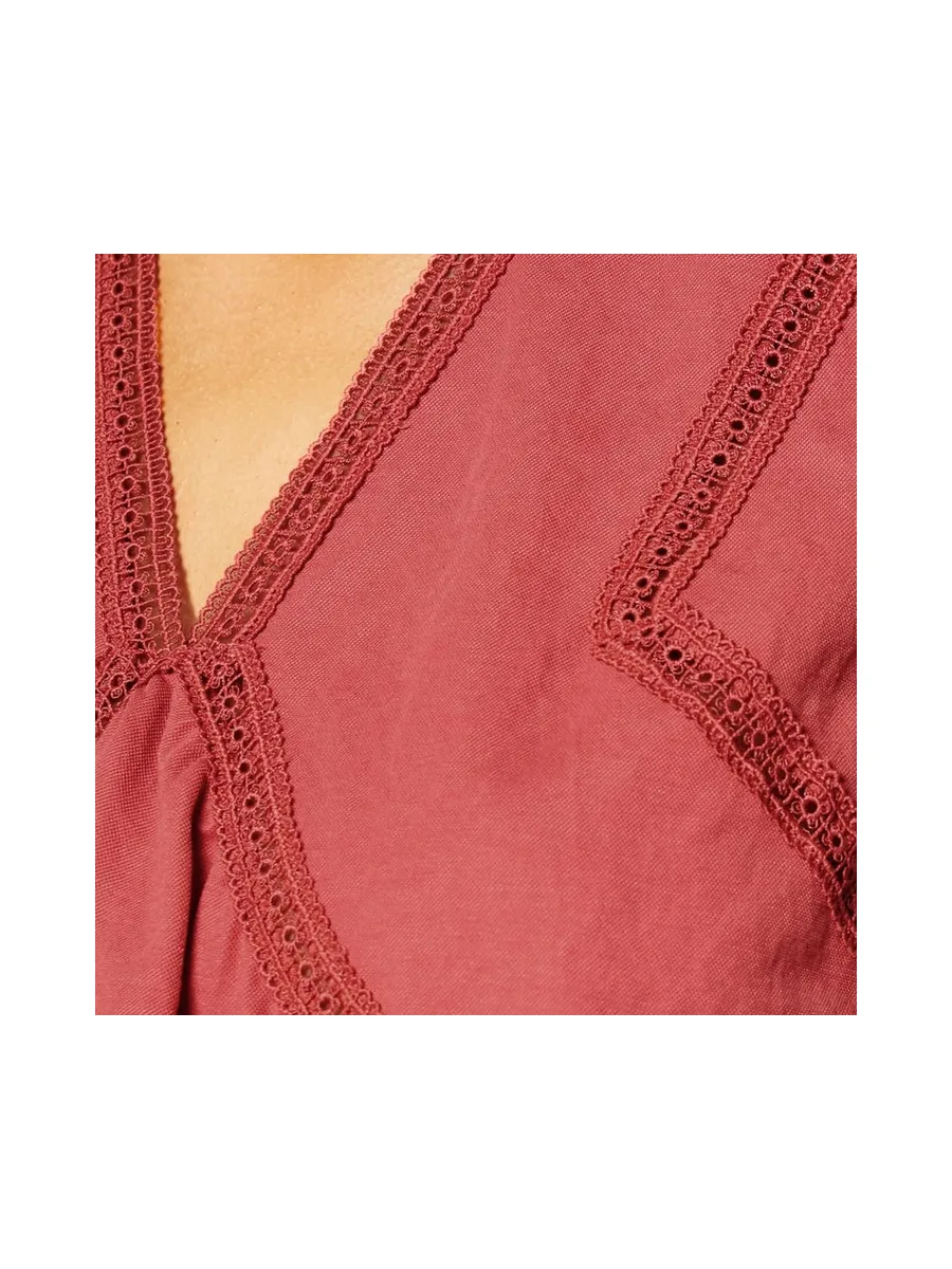 Top Rose foncé Femme Morgan Dera 3