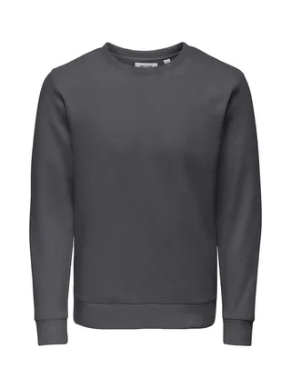 Sweat Gris Foncé Homme Only & Sons Chase 1