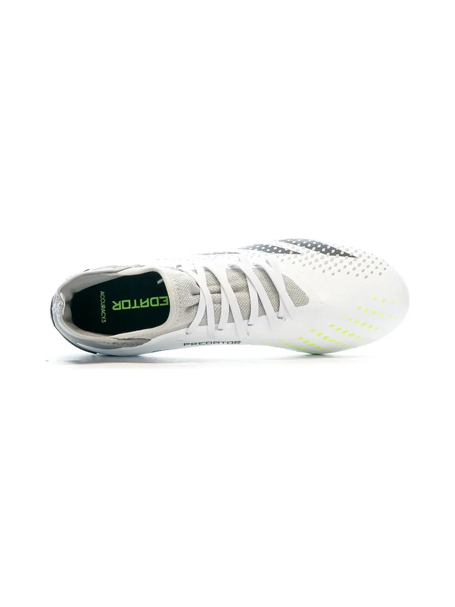 Chaussures de foot Blanc/Vert Homme Predator Accuracy.3 FG 5