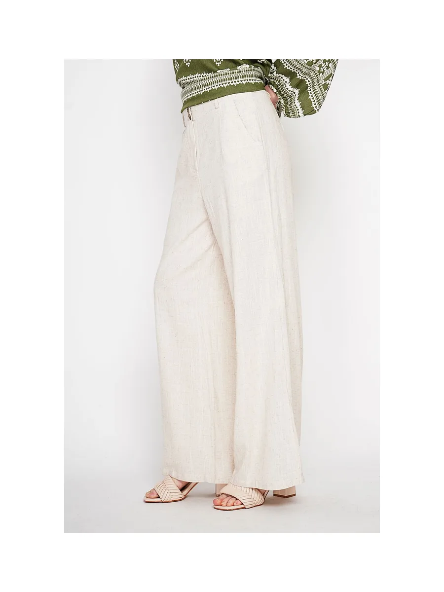 Pantalon ample Taille élastique à l'arrière avec poche plaquée 6