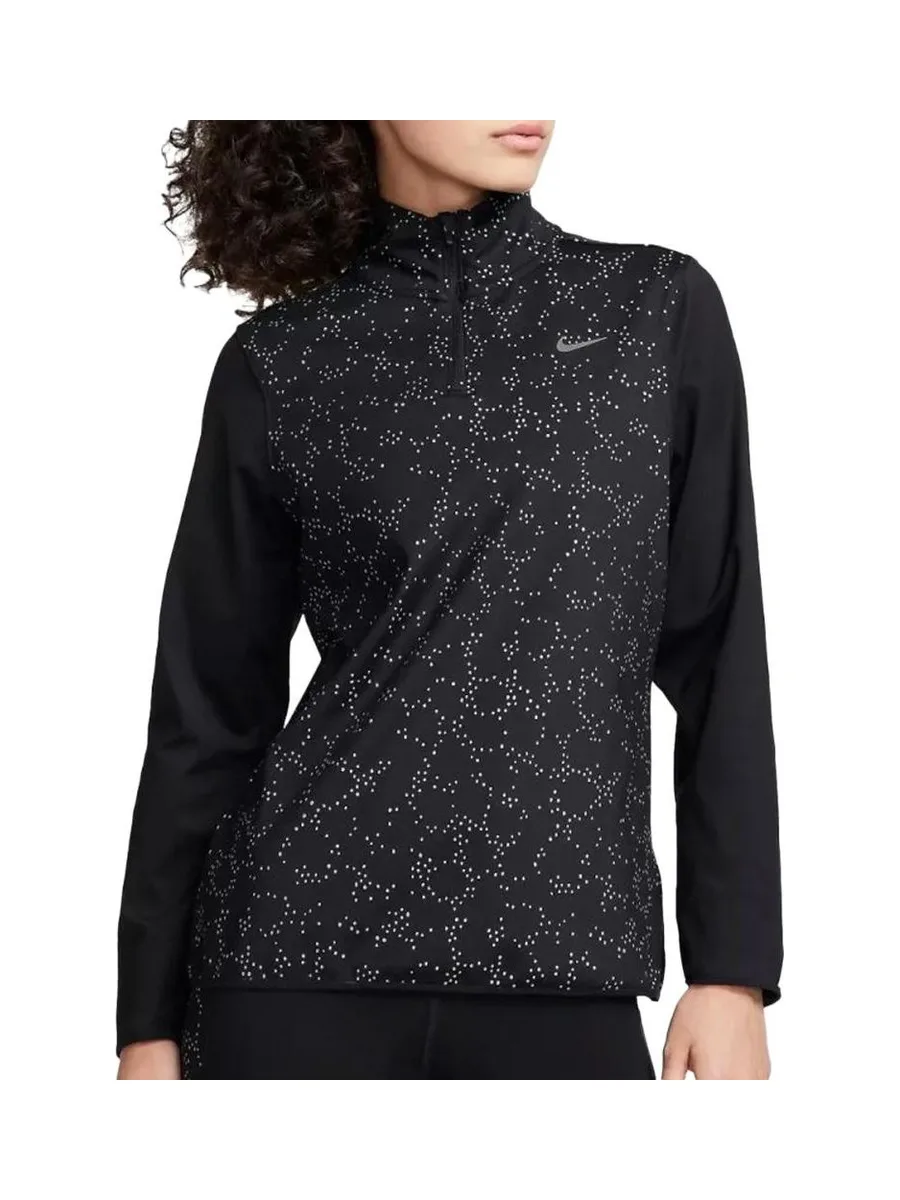 T-shirt Manches Longues Noires Femme Nike Elmnt 2