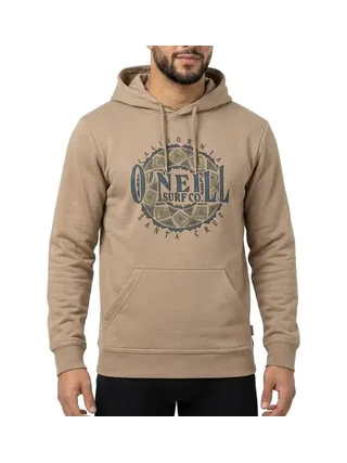 Sweat À Capuche Taupe Homme O'Neill Graphic 1