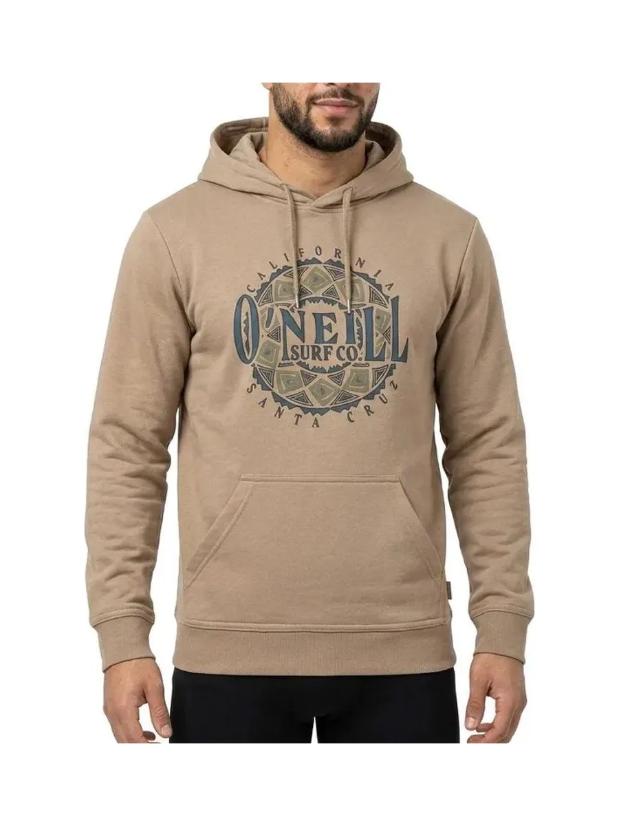 Sweat À Capuche Taupe Homme O'Neill Graphic 2