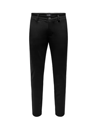 Pantalon Chino Noir Homme Only & Sons Onsthor 1