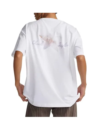 T-shirt Blanc Femme Converse Chuck Taylor Infill 2