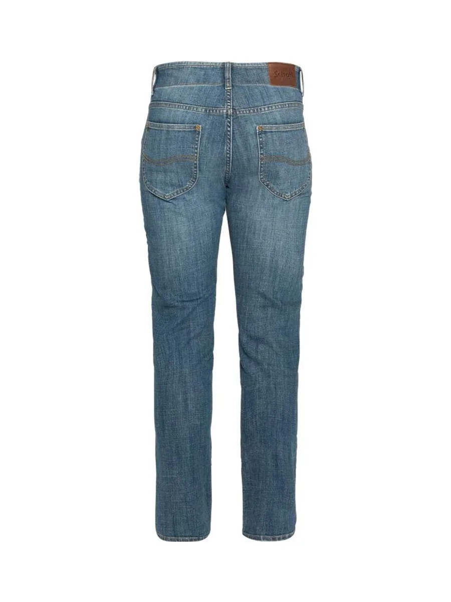 Jean Droit Bleu Homme Schott TRD196832 3