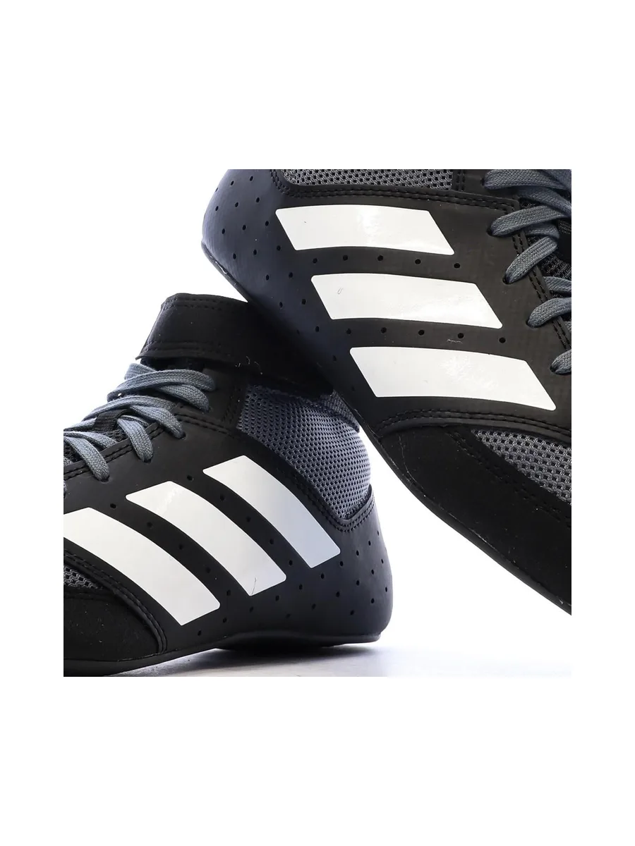 Chaussures de Boxe Noires Homme Adidas Mat Hog 2.0 8