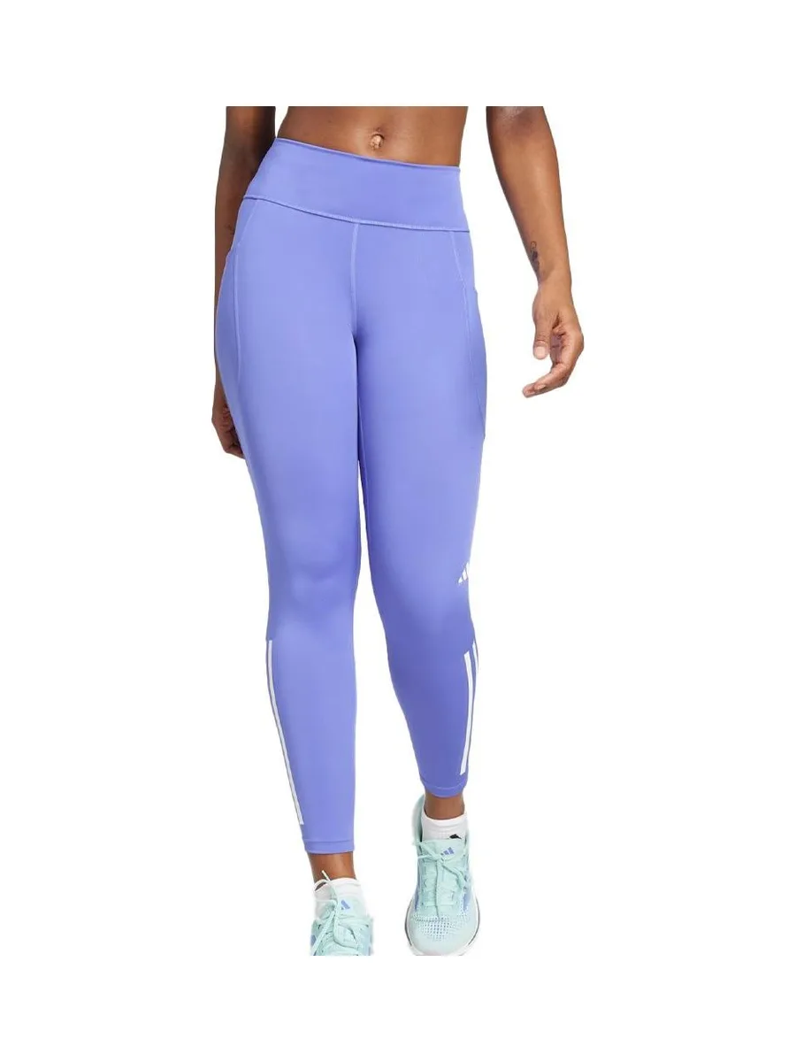 Legging Violet Femme Adidas Dailyrun 3s 7/8 2