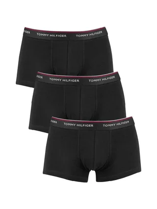 x3 Boxers Noirs Homme Tommy Hilfiger 3P 1