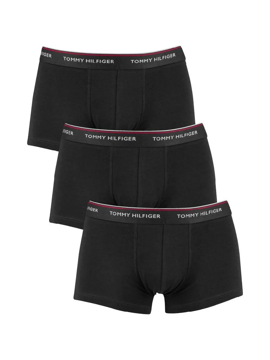 x3 Boxers Noirs Homme Tommy Hilfiger 3P 1