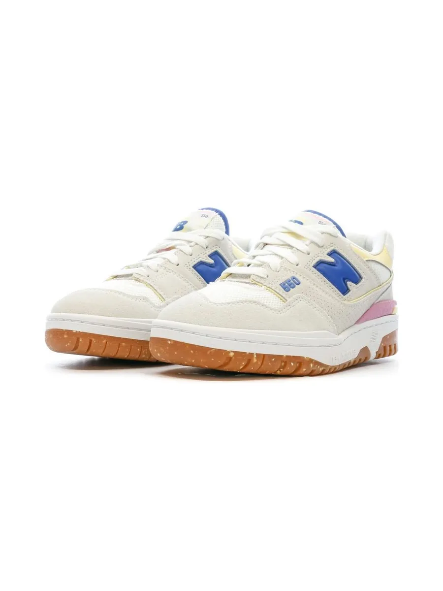 Baskets Beige/Bleu Femme New Balance Bb550 7