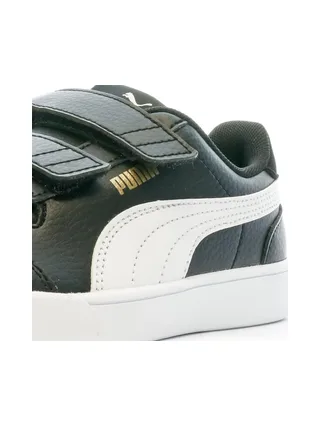 Baskets à scratchs Noires Garçon Puma Shuffle 6