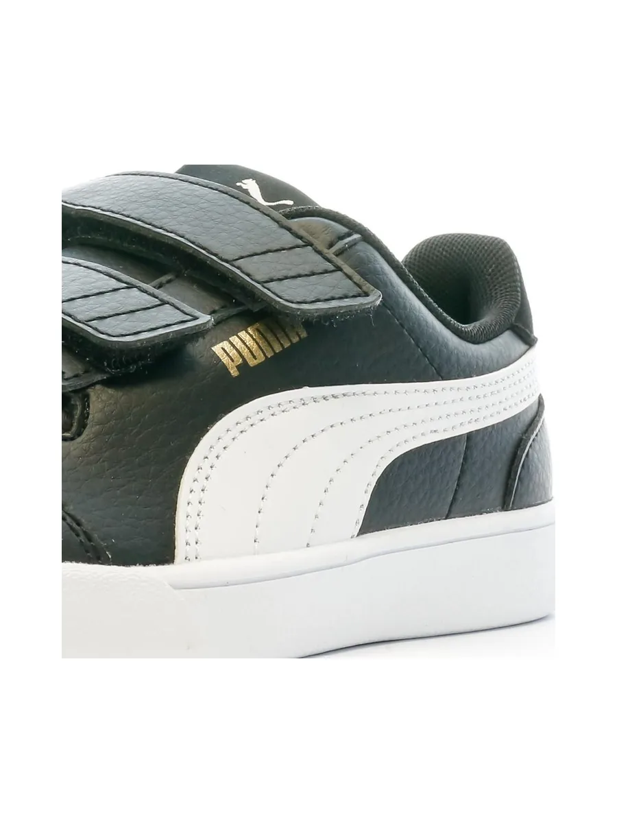 Baskets à scratchs Noires Garçon Puma Shuffle 7
