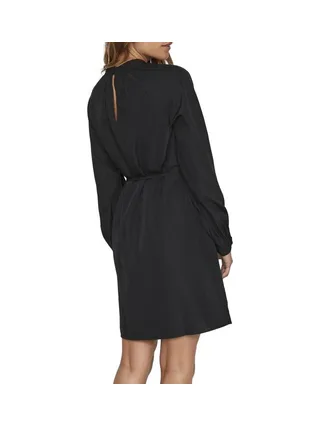 Robe Noir Femme Vila Graffy High 2