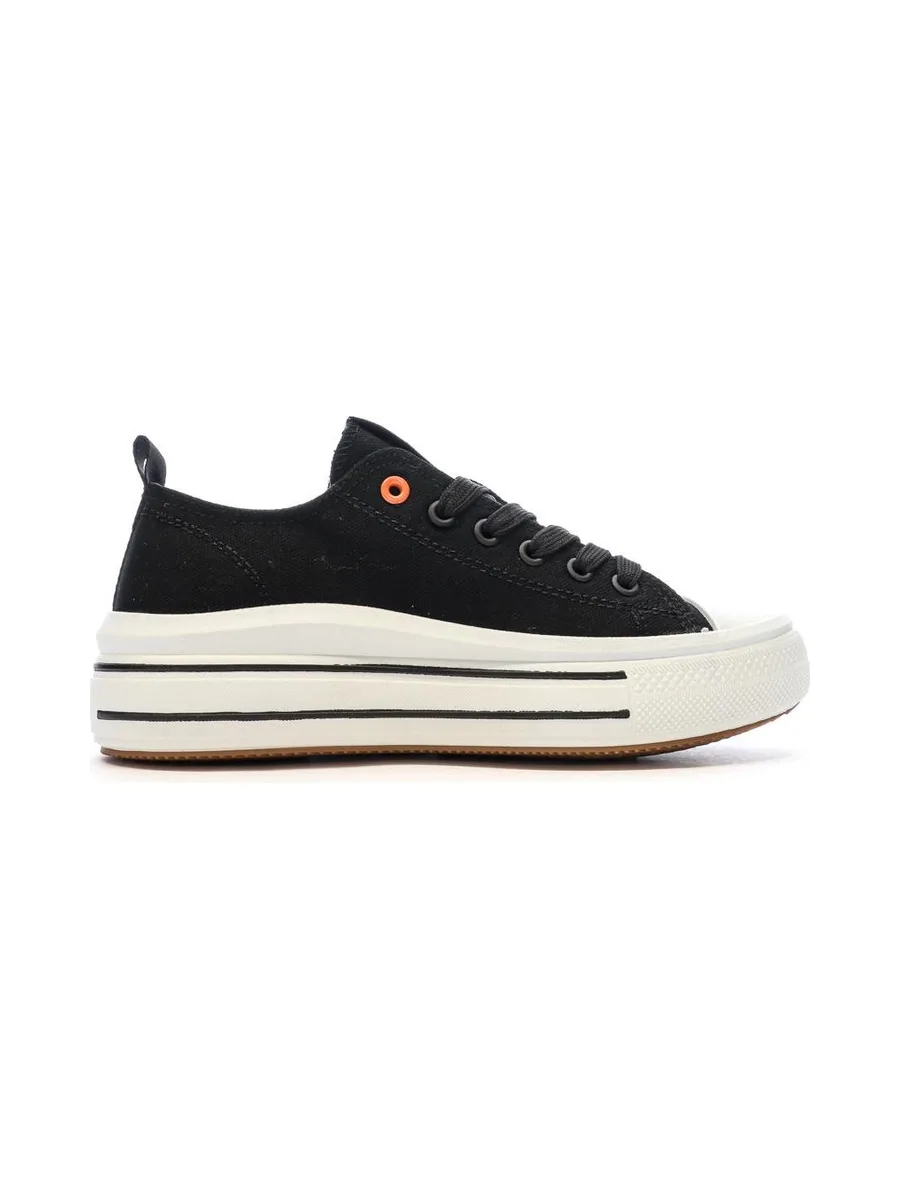 Baskets Basses Noires Femme Refresh Lona 3