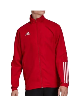 Veste Zippée Rouge Homme Adidas Con20 1