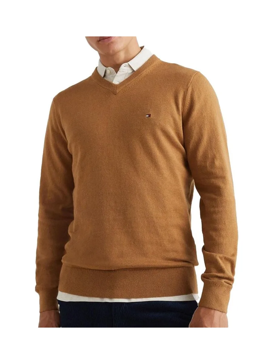 Pull Camel Homme Tommy Hilfiger Pima MW0MW28047 2