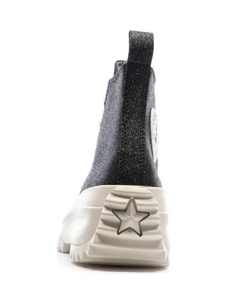 Baskets Noires à paillettes Femme Converse Run Star Hike 3