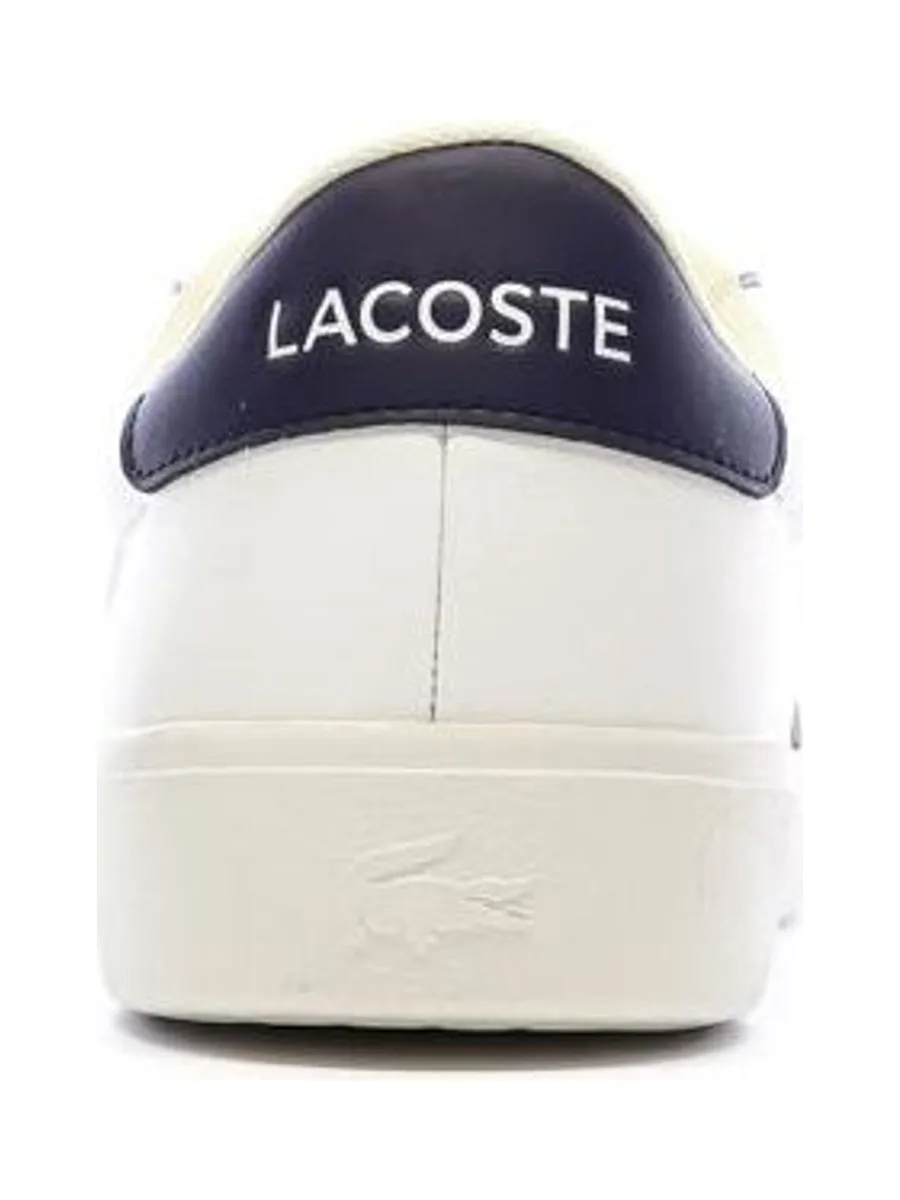 Baskets Blanches/Marine Homme Lacoste Baseshot Pro 225 4